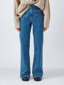 Джинсы с фасоном клёш и накладными карманами AND/OR, Mid Wash Blue