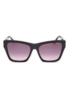Солнцезащитные очки с градиентной оправой в квадратной оправе GUESS USA, черный