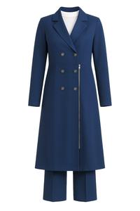 Брючный костюм MODAMIHRAM, темно-синий