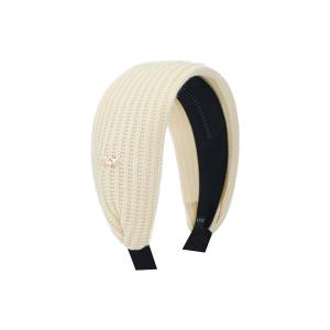 Полиэстеровый ободок для волос Women's ELLE, minimalist style бежевый