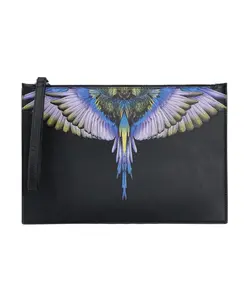 Сумочка с разноцветными крыльями Marcelo Burlon, черный