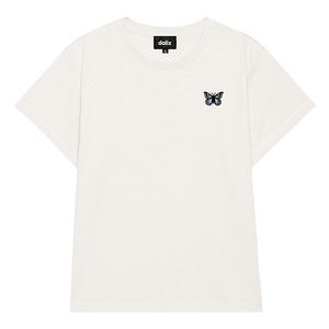 Женская футболка Butterfly с высокой талией Dalix, Vintage White