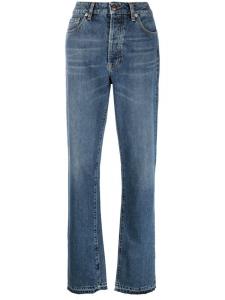 Прямые джинсы с завышенной талией 3x1, синий