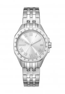 Часы QUARZ BROOKLYN MINI DKNY, серебряный