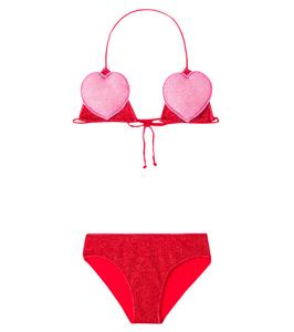 Бикини Lumière Oséree Kids, Pink/Red Lurex