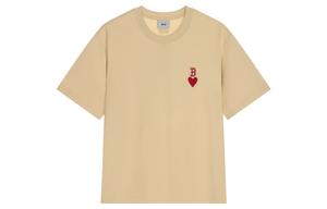 Футболка унисекс светлого бежевого цвета MLB, экрю