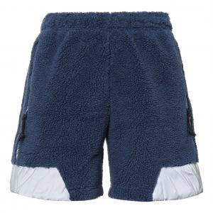 Шорты adidas originals x Blondey Crossover SS22 Stripe lamb wool Sports Splicing Shorts Blue GS9266