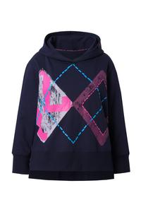 Толстовка LAURASØN, marine blue/Light blue