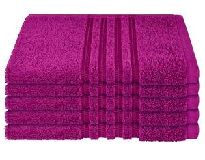 Набор полотенец Schiess шт Milano 5-teilig, 30x1x50 см, розовый