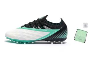 Футбольные бутсы Glimpse унисекс с низким верхом, белые/зеленые Kelme