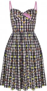 Платье средней длины Hell Bunny Fruitylou Dress, разноцветный