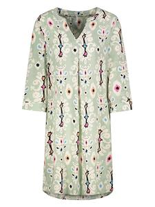 Длинное платье Sublevel, цвет hellgrün/beige