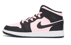 Баскетбольные кроссовки Air 1 Vintage женские с низким верхом розового цвета Jordan, цвет Bright Pink