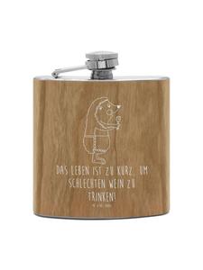 Mr. & Mrs. Panda Фляга Sportflasche Alpaka Stolz mit Spruch in Weiß