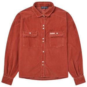 Женская рубашка-блузка из дикого бархата Amundsen Sports, красный