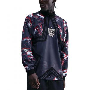 Мужская футбольная футболка вратаря сборной Англии "Голливуд" Nike, черный/белый