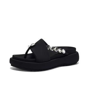 Тихие, устойчивые к запахам и истиранию шлепанцы, женские, черные SHUMO, Black