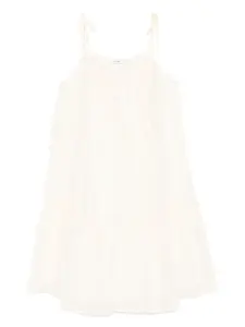 Фактурное платье на бретелях B+Ab, кремовый