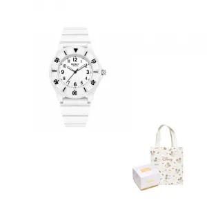 Disney Часы Quartz Movement TPU Strap Watch Unisex Black Dial