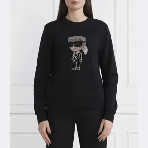 Толстовка Ikonik 2.0 стандартного кроя Karl Lagerfeld, черный