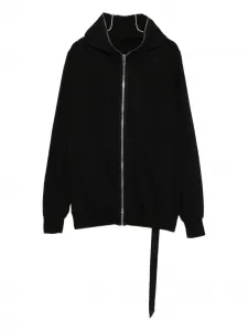 Толстовка с длинными рукавами и застежкой-молнией Rick Owens DRKSHDW, черный