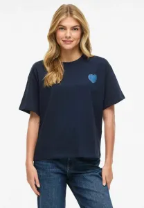 Футболка с принтом vimonie rundhals Vila, Navy Blazer