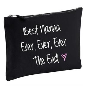 Черная косметичка Best Nanna Ever Ever Ever The End 60 SECOND MAKEOVER, черный