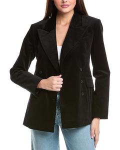 Семь Кордюровый Блейзер All Saints, черный