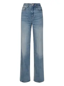 Джинсы с завышенной талией AMI Paris, синий