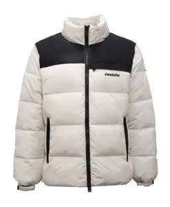 Стеганая куртка, белая/черная, с эластичным низом. Invicta, белый