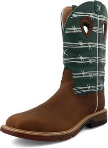 Ботинки Twisted X Men's Western для промышленного использования, голубой