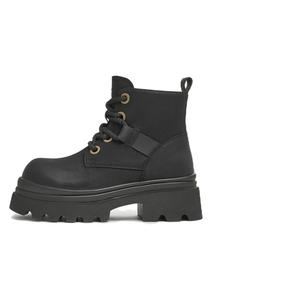 TATA Женские ботинки Martin черные с флисовой подкладкой, цвет Black (Fleece-Lined)