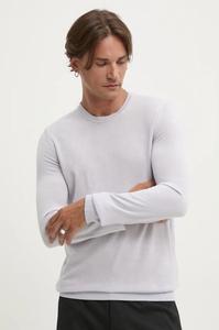 Шерстяной свитер Hugo, фиолетовый