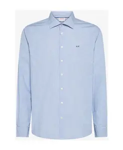 Рубашка в классическую полоску Sun68, синий