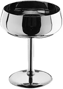 Чаша для мороженого PINTINOX "Gelateria Professional", 1 шт., нержавеющая сталь, коническая, нержавеющая сталь, можно мыть в посудомоечной машине, 0,181 литр Ø 8,5 см, цвет edelstahlfarben