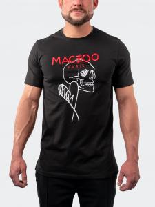 Футболка SkullHeart черная MACEOO