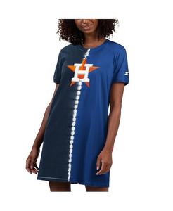 Женское темно-синее платье-кроссовки Royal Houston Astros Ace Tie-Dye Starter, синий