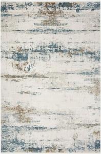 Ковер SAFAVIEH, 275 x 366 см, коллекции Eclipse - , Beige & Blue, современный абстрактный дизайн с эффектом потертости из вискозы, идеален для помещений с высокой проходимостью в гостиной, спальне (ECL226B)