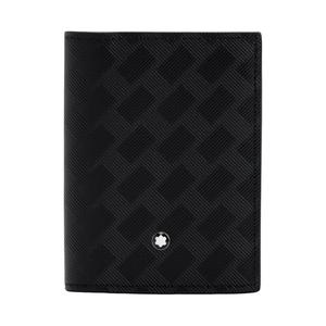 MONTBLANC Кожаный визитник мужской черный Cow Leather