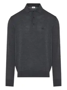 Рубашка поло с длинными рукавами Etro, серый
