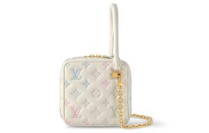 LOUIS VUITTON Новая квадратная сумка из кварца и разноцветных материалов