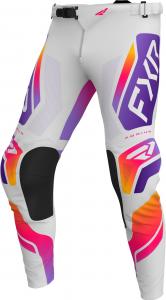Мотокроссовые штаны FXR podium relay, White/Purple