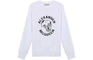 Alexander McQueen Белая толстовка для мужчин