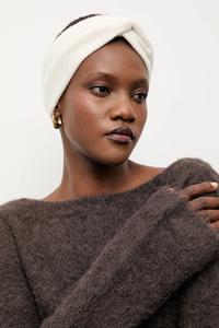 Шерстяная повязка на голову Answear.Lab, бежевый