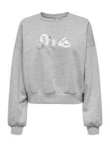 ONLY Свитшот 'ONLAlma' в светло-сером цвете