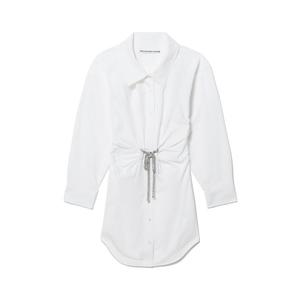 Женское платье с длинным рукавом Alexander Wang, белый