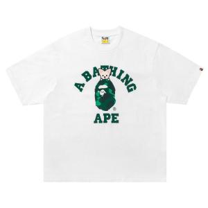Футболка колледжа BAPE x Stray Kids Foxi.NY, белый