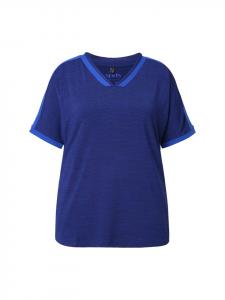 Рубашка темно-синего цвета Ulla Popken