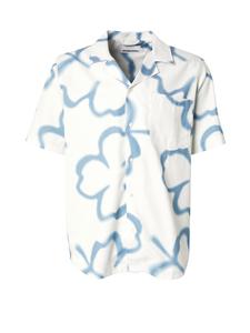 Рубашка на пуговицах классического кроя ARMEDANGELS LOVAAR, кремовый