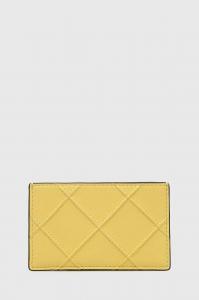 Кожаная визитница Tory Burch, желтый